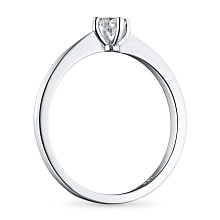 Кольцо из белого золота с бриллиантом (изготовление)