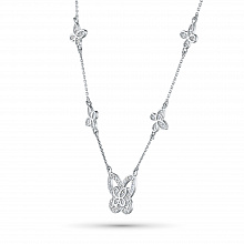 Колье из белого золота с бриллиантами (изготовление)