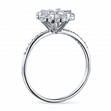 Кольцо из белого золота с бриллиантами (изготовление)