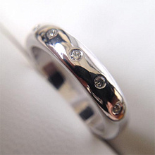 Кольцо из желтого золота с бриллиантами