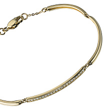 Браслет из желтого золота c бриллиантами