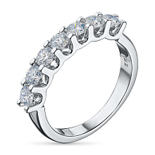 Кольцо из белого золота c бриллиантами