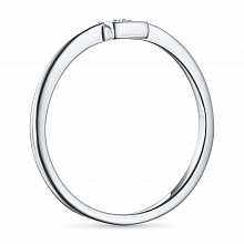 Кольцо из серебра (изготовление) с бриллиантом