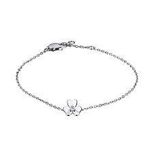 Браслет из белого золота с бриллиантом (изготовление)