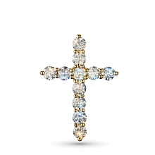 Подвеска из желтого золота c бриллиантами