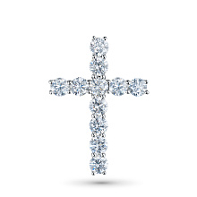 Подвеска из белого золота c бриллиантами