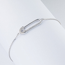 Браслет из красного золота с бриллиантами (изготовление)