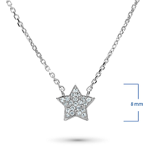 Колье из белого золота с бриллиантами (изготовление)