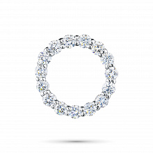 Подвеска из белого золота с бриллиантами (изготовление)