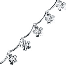 Браслет из серебра (изготовление) с бриллиантами