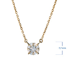 Колье из желтого золота c бриллиантами