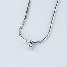 Подвеска из белого золота (изготовление) с бриллиантом