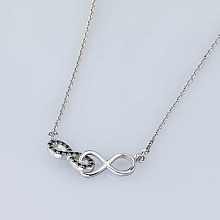 Колье из серебра с бриллиантами (изготовление)