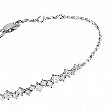 Браслет из белого золота с бриллиантами (изготовление)