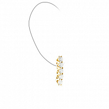 Серьги из желтого золота с бриллиантом (изготовление)