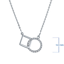 Колье из белого золота c бриллиантами