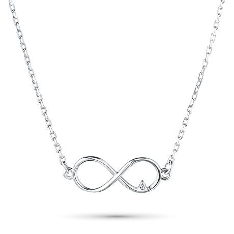 Колье из белого золота