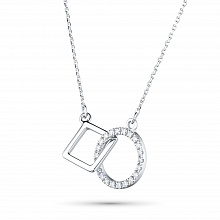 Колье из серебра с бриллиантами (изготовление)