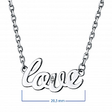 Колье из серебра с бриллиантом (изготовление)