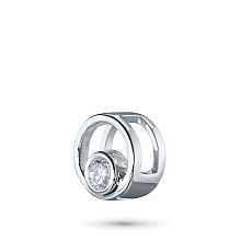 Подвеска из серебра с бриллиантом