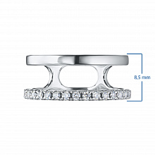 Кольцо из белого золота с бриллиантами (изготовление)