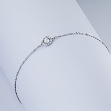 Браслет из белого золота (изготовление) с бриллиантом