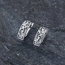 Серьги из белого золота с бриллиантами (изготовление)