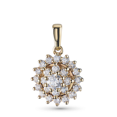 Подвеска из желтого золота