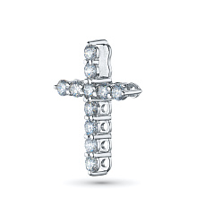 Подвеска из белого золота с бриллиантами (изготовление)