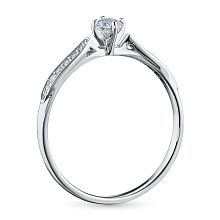 Кольцо из белого золота с бриллиантом (изготовление)