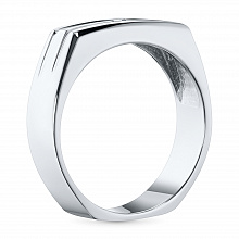 Кольцо из белого золота с бриллиантом (изготовление)