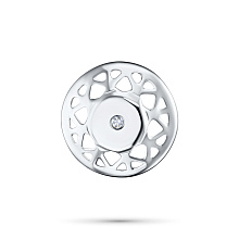 Подвеска из серебра с бриллиантом (изготовление)