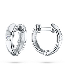 Серьги из серебра (изготовление) с бриллиантами