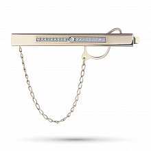 Зажим из комбинированного золота с бриллиантами (изготовление)