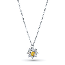 Колье из белого золота (изготовление) с бриллиантами