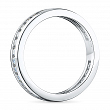 Кольцо из белого золота с бриллиантами (изготовление)