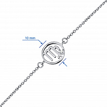 Браслет из серебра (изготовление) с бриллиантом