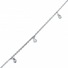 Браслет из белого золота с бриллиантами (изготовление)