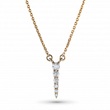 Колье из желтого золота с бриллиантами (изготовление)