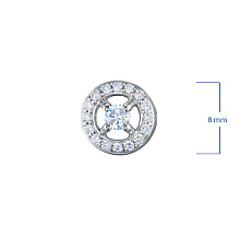 Подвеска из серебра (изготовление) с бриллиантами