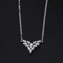 Колье из белого золота c бриллиантами