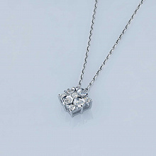 Подвеска из белого золота с бриллиантами (изготовление)