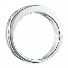 Кольцо из белого золота с бриллиантами (изготовление)