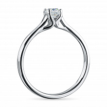 Кольцо из белого золота с бриллиантом (изготовление)