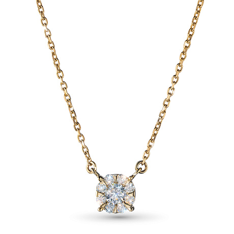 Колье из желтого золота