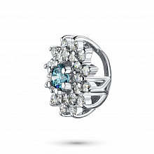 Подвеска из белого золота (изготовление) с бриллиантами