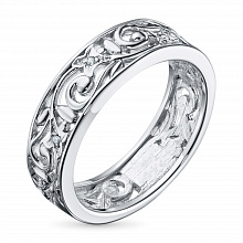 Кольцо из белого золота с бриллиантами (изготовление)