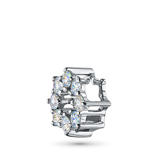 Подвеска из серебра c бриллиантами