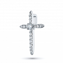 Подвеска из белого золота с бриллиантами (изготовление)