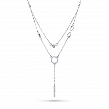 Колье из белого золота с бриллиантами (изготовление)